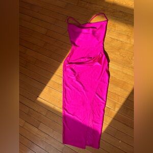 Madrag hot pink maxi dress